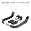 Motorcycle Handlebar Guard Carbon Fiber Style Aluminium Alloy Universal 22mm/0.87inBlack