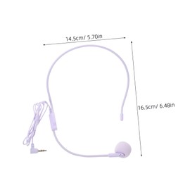 BIUDECO Wired Head Mounted Microphone for Musicians Ear Hanging Mic with Instrument Sound Precision Reliable Wired Connection for Stage Performances and Voice Amplification