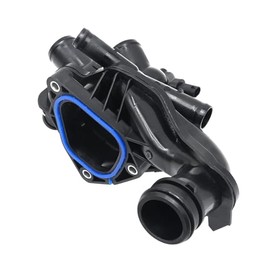 UOIENRT 11538674895 Engine Coolant Thermostat Housing Assembly Replacement for 2011-2016 N16 Mini Cooper Convertibles N18 Mini Cooper S JCW 1.6L L4, 11538671513 11537647305 TM46105