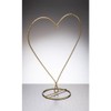 Sienna Glass Gold Heart Shaped Display Stand
