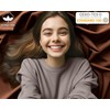 Sesto Senso Fitted Sheet 90 x 200 cm Brown for