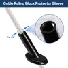 Helffer 20 Pack Black 45 Degree Angle Cable Railing Protector
