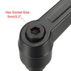 sourcing map M10 x 40mm Handle Adjustable Clamping Lever Thread
