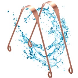 2 x Ayurveda tongue cleaner made of 100% copper - tongue scraper from India
