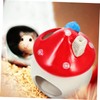 Abaodam Cooling Ceramic Hamster Nest Mushroom Shaped Hideout for Chinchillas