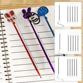 iSuperb 9 Pieces Pen Resin Mold Ballpoint Silicone Molds Epoxy Casting Mold with 15 Pieces Pen Refills for DIY Resin Crafts Making (9pcs Pen Mold +15 pcs Pen Refills)