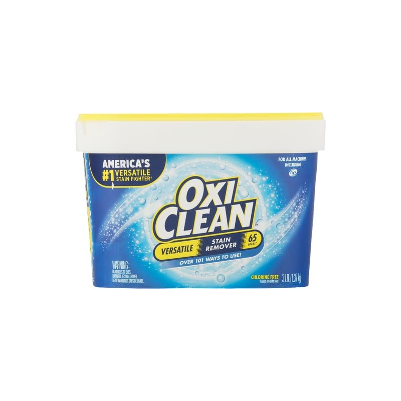 OxiClean Versatile Stain Remover Powder, 3 lb (Pack of 2)