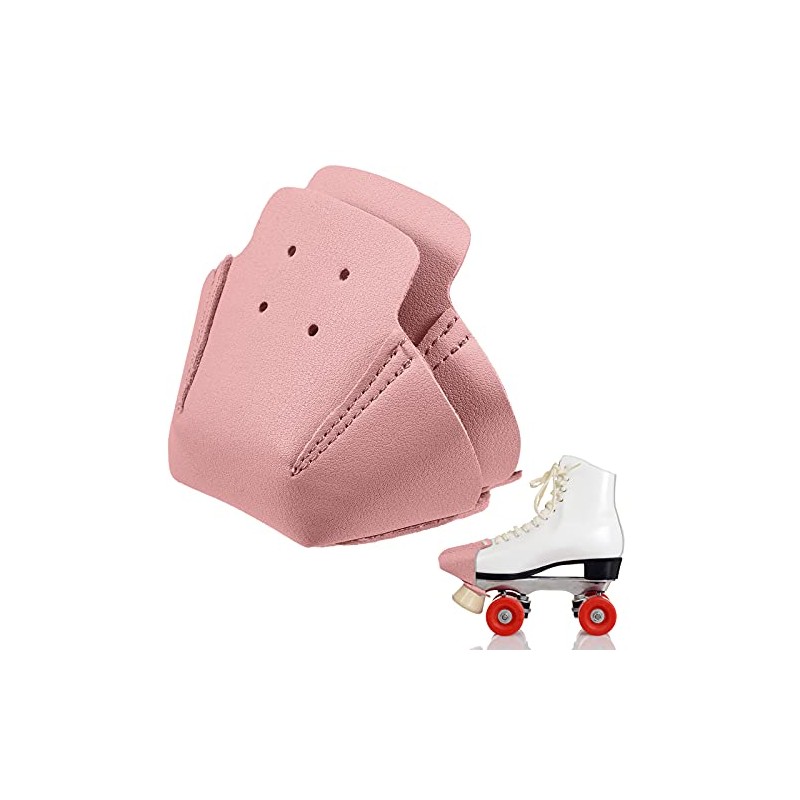 2 Pieces Toe Guards Roller Skate Toe Caps Artificial Leather