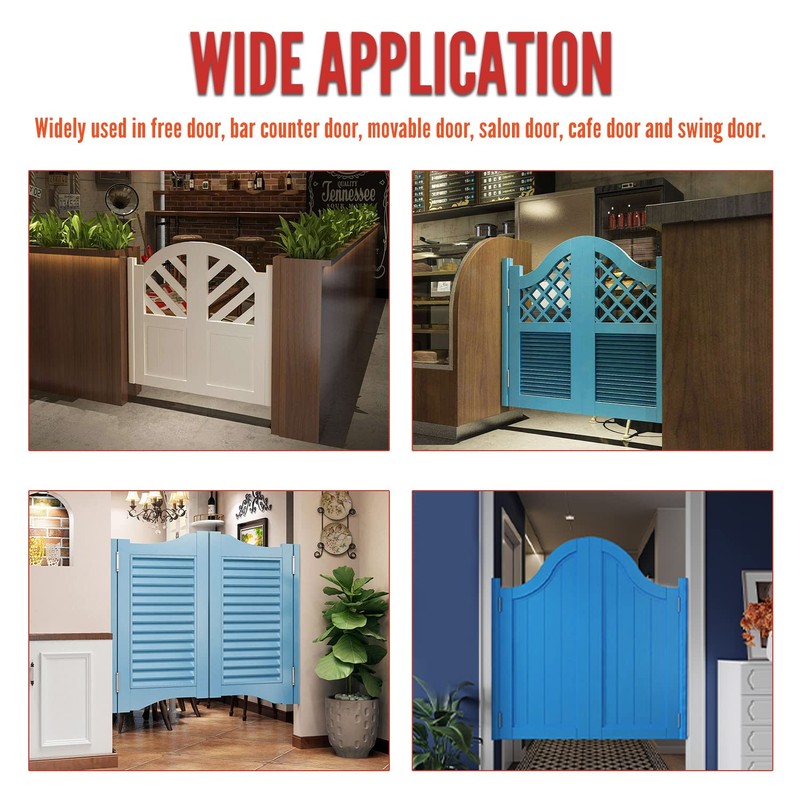 MroMax Double Action Spring Hinge 5 inches Stainless Steel Brushed