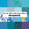 Decopatch Papers 395 x 298 mm Tiled Flowers And Circle