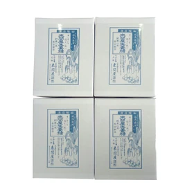Red and White 12 Pieces of Ginger Sugar Set of 4 (Kurimaya Ginger Sugar Honpo in Hirata-cho, Izumo-shi)