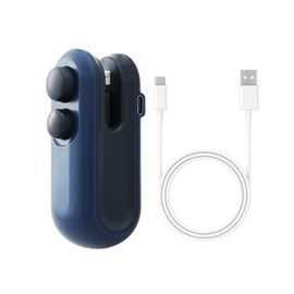 Mini Bag Sealer 2-in-1 (New Version) – Heat Sealer and Cutter for Food Storage, Chip Bags, Plastic Bags – Portable Resealer with USB-C Cable Included (Blue)