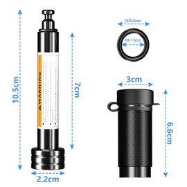 HOGESA Bloqueo de Enganche para Remolque, Pasador de 5/8" de Diámetro, Candado para Enganche de Remolque, para Receptor de 2 Pulgadas de Clase III IV, Impermeable, para Remolque, Coche, Barco (Negro)
