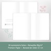 paper&you Notebook A6+ Lined "Flying Flowers" with 64 Pages, Soft