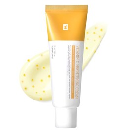 TOSOWOONG Vitamin C Brightening Cream for Even Skin Tone, Hyperpigmentation and Dark Spot Care with Glutathione, Tocopherol (Vitamin E), Ferulic Acid and Peptides, Korean Skincare, 50 ml /1.69 fl. oz