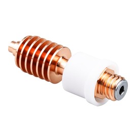 Tiardey Upgrade Ceramic Core High Flow Bimetal Heatbreak Bimetal Tube High Temperature Compatible with Phaetus Dragon Hotend V2 3D Printer for Printing Fibreglass Carbon Fibre