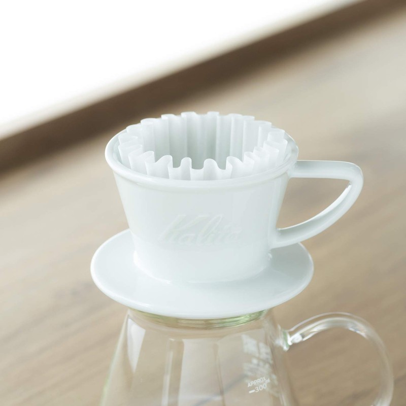 カリタ Kalita コーヒー ドリッパー ウェーブシリーズ 磁器製 波佐見焼 2~4人用 HASAMI &