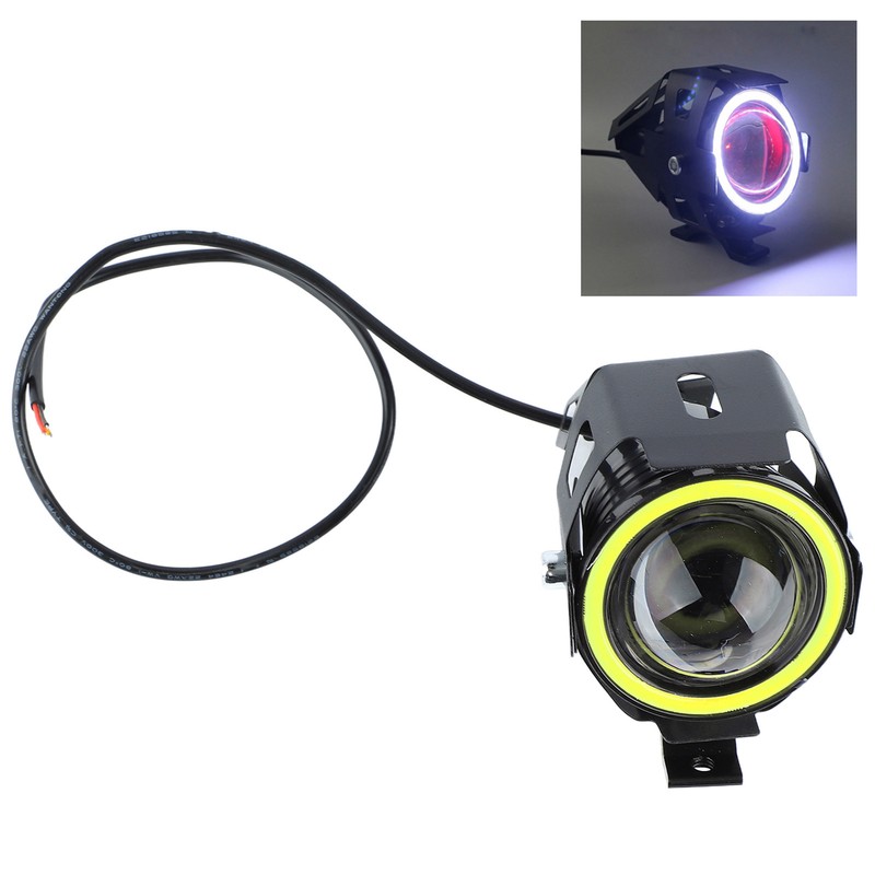 Motorcycle Headlight 4 Lighting Modes Unique Aperture 12 to 60V