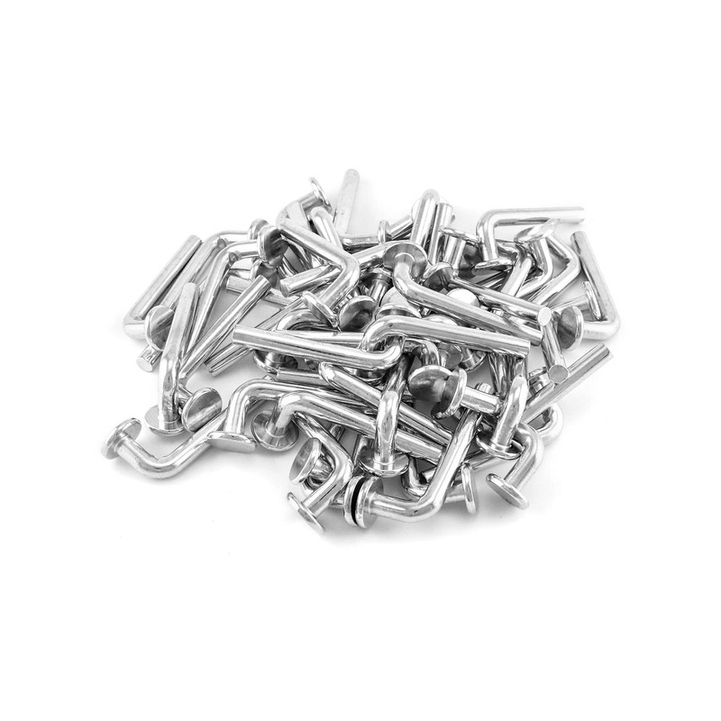 QWORK Universal Pallet Rack Safety Bolt - Heavy-Duty Drop Pins