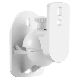 RETROGOO 2PCS Universal Speaker Wall Mount Bracket Ceiling Stand Clamp with Adjustable Swivel and Tilt Angle Rotation