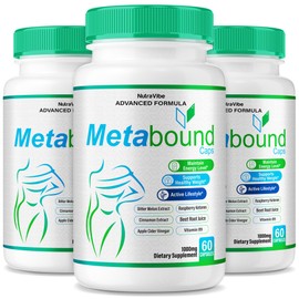 (3 Pack) Metabound Caps – Daily MetaBound Support Formula for Fitness, Body Balance & Natural Digestion | Clean, Plant-Based Blend for Energy & Active Lifestyle | Easy-to-Take Pillls (180 Capsules)