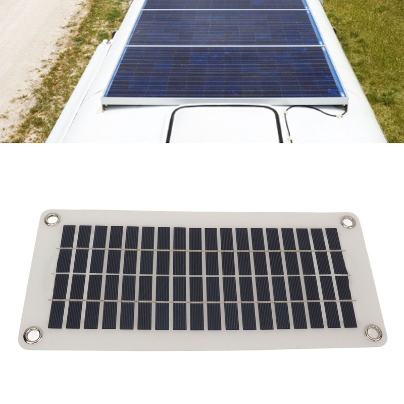 30W Portable Solar Panel DC 12V 24V Waterproof Controller Polycrystalline
