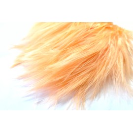 Big Hit Fly Co. MINI MARABOU - SELECT - PEACH - Fly Tying Feathers - Chickabou - Hen Marabou