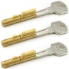 3 x BASI® Keyhole Locks for Deadlock Room Door Lock