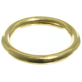 Craft County Brass O-Rings - Inside Diameter Size Options (1/2, 3/4, 1, 1 1/4, 1 1/2 or 2 inches) - Packs of 2, 5, 10, 15, 25, 50 or 100