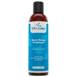 Tratamiento de golpes de maquinilla de afeitar – Evita la irritación y el cabello encarnado después del afeitado, encerado o cualquier depilación – Funciona en cara, brazos, piernas, bikini – 6 onzas líquidas