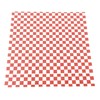 100 Sheets 12 X12" Red and White Checkered Food Picnic