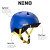 Bern Unlimited Jr. Nino Summer Helmet with Visor, Matte Blue