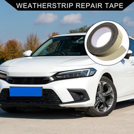 X AUTOHAUX Weatherstrip Tarpaulin Repair Tape/Outer Leak-Proof Tent Awning Tape Tear Resistant Tape for Truck RV Car/Durable EVA Foam 1.18"x0.02"x32.81ft / 1 Pc Yellow