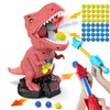Protado Dinosaur Shooting Toy for Boys Girls, Movable Target Shooting