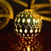 Hann LED Solar Globe String Lights, 12ft 10 LEDs Moroccan