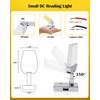 1 Pack 12V RV Reading Light with USB Port -