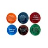 Lifeforce Glass Encouragement Stones, Motivational and Inspirational Quotes and Sayings