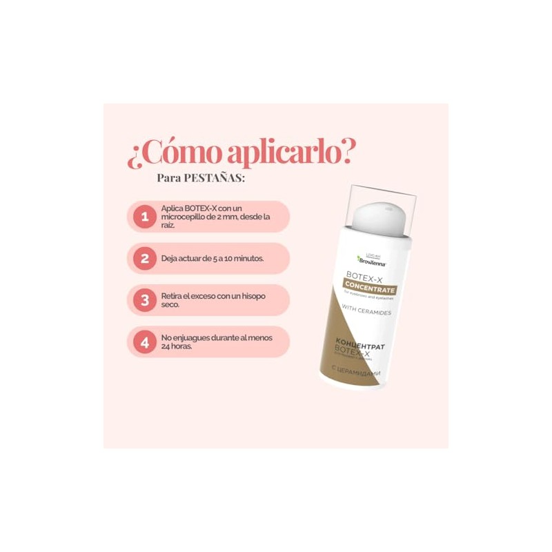 BOTEX‑X – Concentrado Reparador Profesional para Cejas y Pestañas (10 ml)