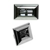 TRQ Chrome Power Window Switch Pair Set of 2 for