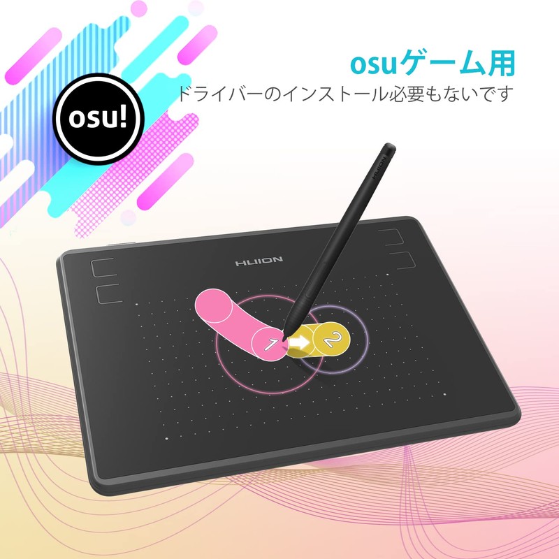 HUION Graphic Tablet Pen Tablet H430P 4.8x3 inches Compatible with