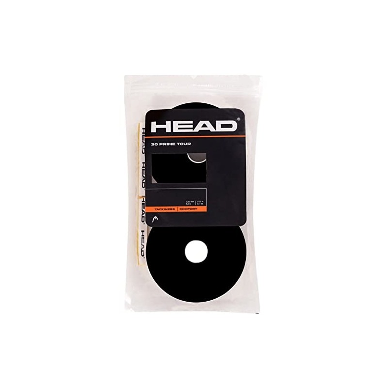 HEAD Prime Tour Overgrip 30 Pack - Black