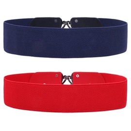 Syuer Womens Vintage Wide Elastic Stretch Waist Belt Retro Cinch Belt