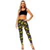 Womens Mardi Gras Leggings New Orleans Carnival Masquerade Mask Print