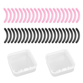 40 Eyelash -Heller -Ersatzpads, Elastischer Und Langlebiger, Klassischer Wimpern -Heller -Nachfüll, Accessoires Für Schönheitsinstrumente, Rosa Und Schwarz.