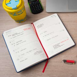 Collins Legacy Mid Year Diary Planner A5 Week To View Academic Year 2024-25 - Blue - Weekly Mid Year Journal for Students, Teachers and Academics - CL53M.60-2425 - August 2024 to August 2025