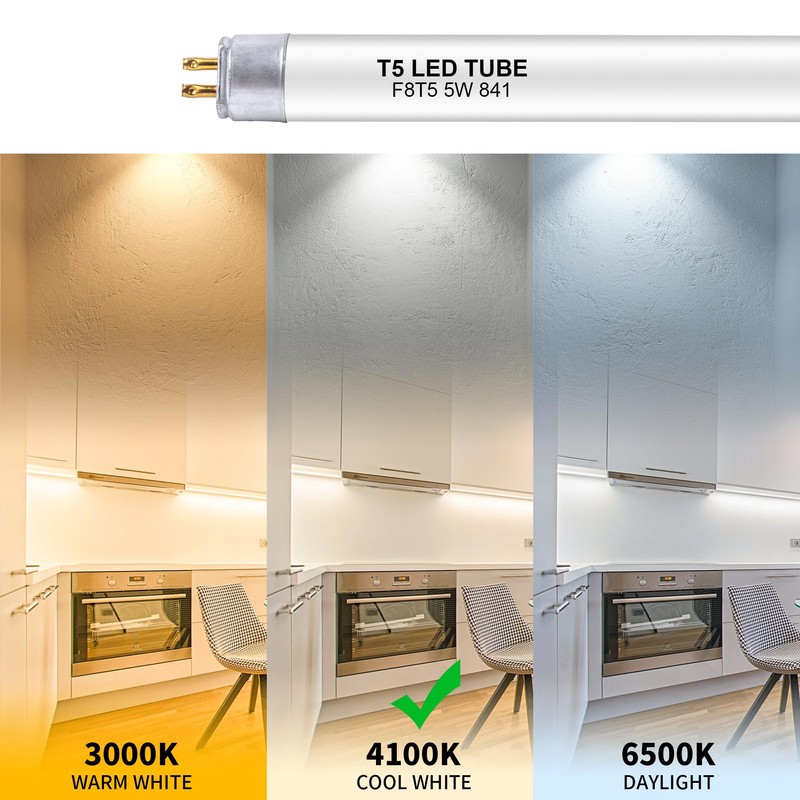 Wesome Lighting 12 Inch F8T5/CW LED Replacement Bulbs, 4100K Cool