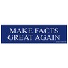 EvolveFISH Make Facts Great Again Bumper Sticker - [11'' x