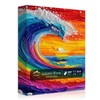 Impossible Puzzles for Adults 1000 Pieces, Colorful Ocean Wave Art