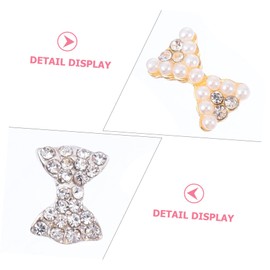 Beavorty 50Pcs Butterflies Nail Charms Elegant Rhinestone Nail Art Decorations for DIY Home Use for Beauty Salons and Special Occasions