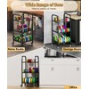 AnBaiMei 3-Tier 3D Printer Filament Storage Rack with Wheels, Rolling